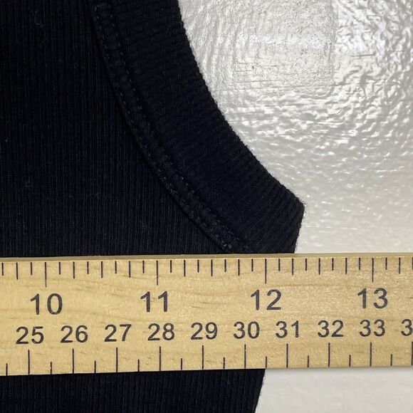 Babaton Aritzia Busy Tank Black Scoop Neck Top Women's Size Small Minimalist - Picture 6 of 9